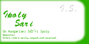 ipoly sari business card